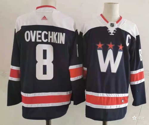 Washington Capitals Alternate Jersey Navy NO.8 OVECHKIN