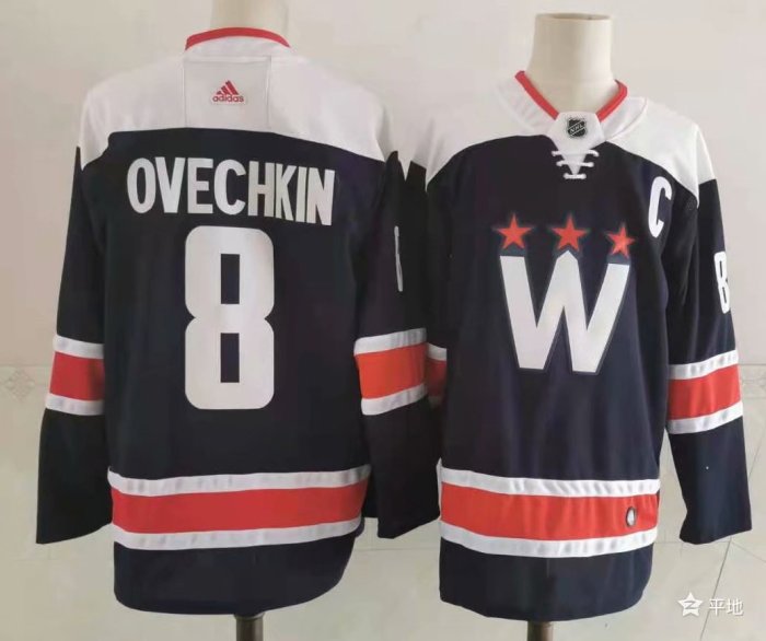 Washington Capitals Alternate Jersey Navy NO.8 OVECHKIN