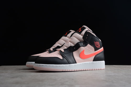 Air Jordan 1 Mid SE Anti-slip Black pink