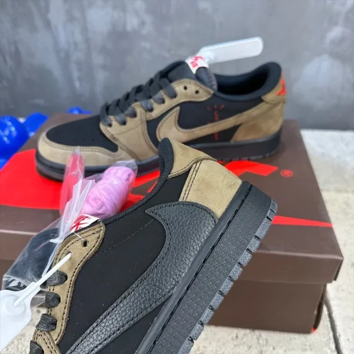 Travis Scott x Air Jordan 1 Low Black and Brown