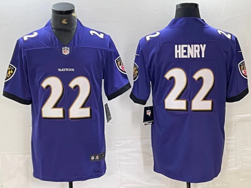 Baltimore Ravens Jersey Purple NO.22 HENRY