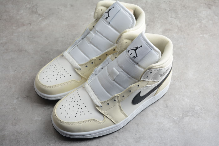 Air Jordan 1 Mid SE Coconut Milk Particle Grey