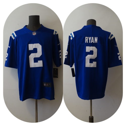 Indianapolis Colts Alternate Jersey Blue NO.2 RYAN
