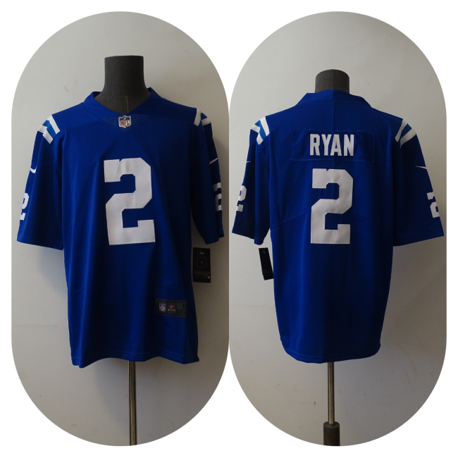 Indianapolis Colts Alternate Jersey Blue NO.2 RYAN