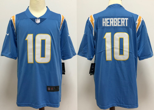 Los Angeles Chargers Alternate Jersey Light Blue NO.10 HERBERT