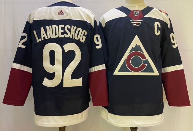 Colorado Avalanche Alternate Jersey Navy NO.92 LANDESKOG