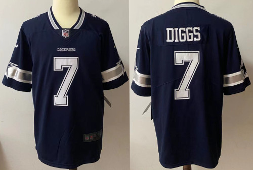 Dallas Cowboys Jersey Navy Limited Edition NO.7 DIGGS