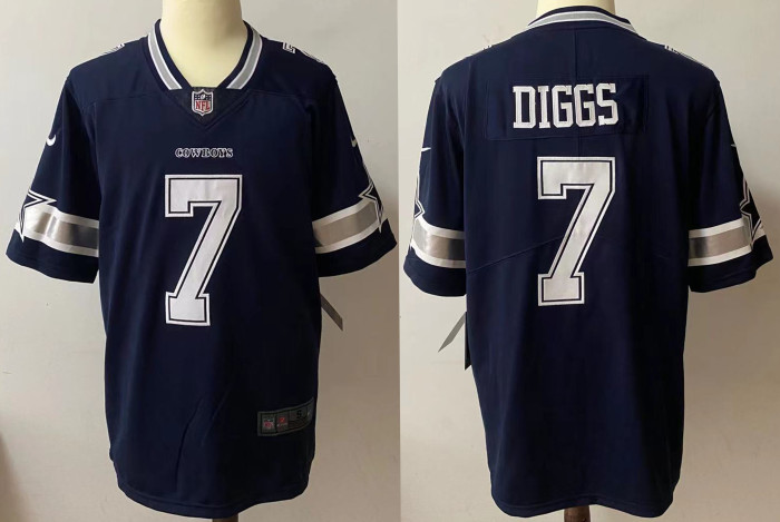 Dallas Cowboys Jersey Navy Limited Edition NO.7 DIGGS