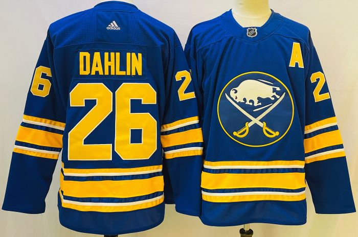 Buffalo Sabres Home Breakaway Player Jersey Throwback Blue NO.26 DAHLIN