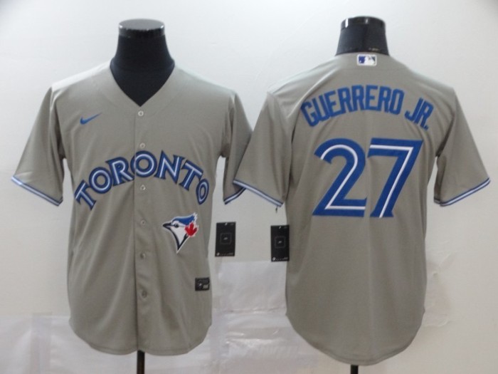 Toronto Blue Jays Jersey Grey Fan Version NO.27 GUERRERO JR.