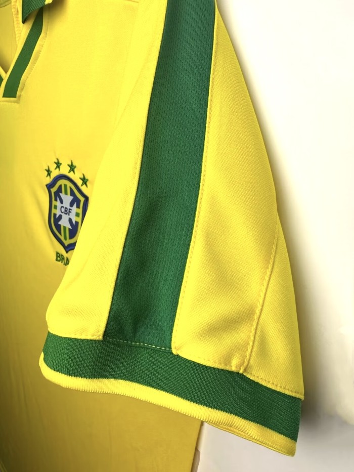 Brazil Home Retro Jersey 1997