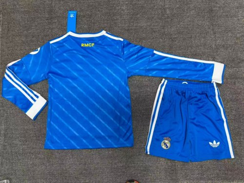 Real Madrid Third Long Sleeve Kids Suit 25/26