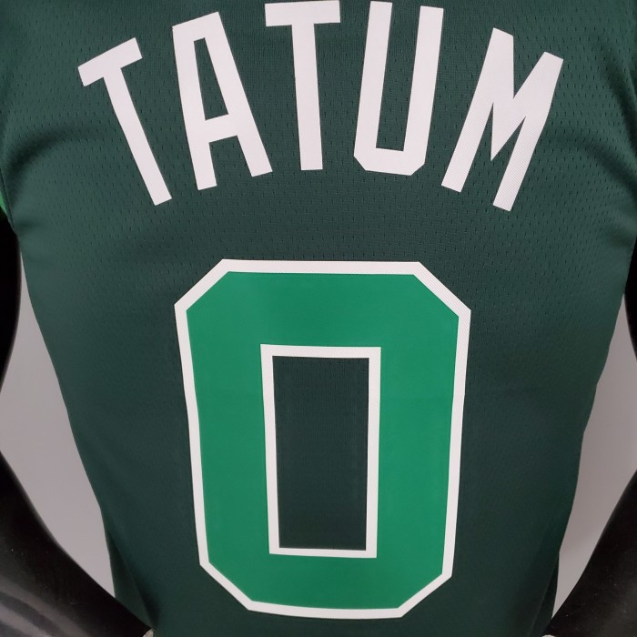 Jayson Tatum Boston Celtics Bonus Edition Swingman Jersey Dark Green