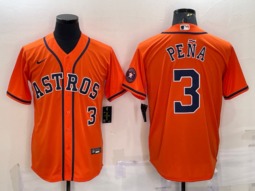 Houston Astros Limited Jersey Orange Fan Version NO.3 PENA