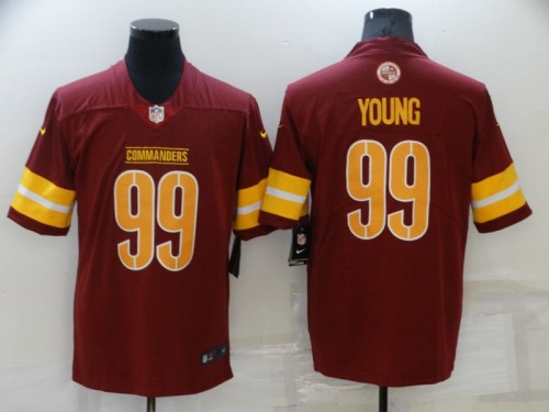 Washington Commanders Jersey Red NO.99 YOUNG