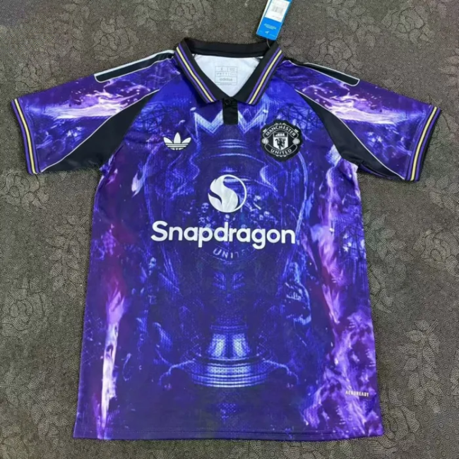Manchester United Gold Cup Special Edition Man Jersey 25/26