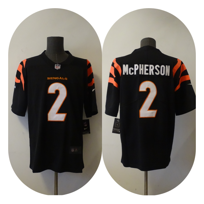 Cincinnati Bengals Jersey Black NO.2 McPHERSON