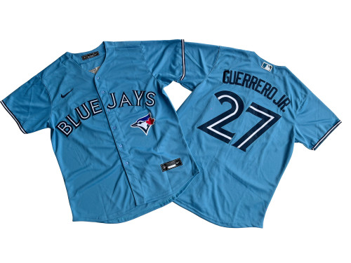 Toronto Blue Jays Jersey Light Blue Fan Version NO.27 GUERRERO JR.