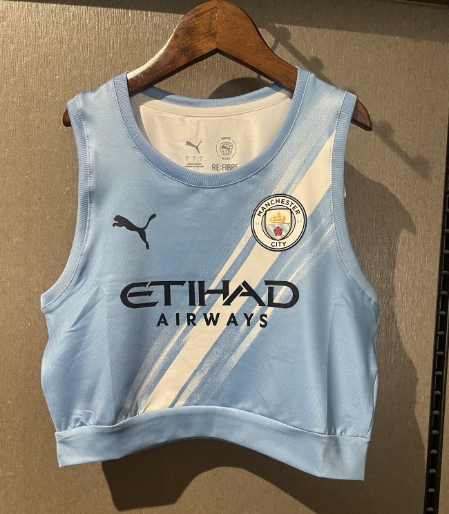 Manchester City Home Women Vest Jersey 25/26