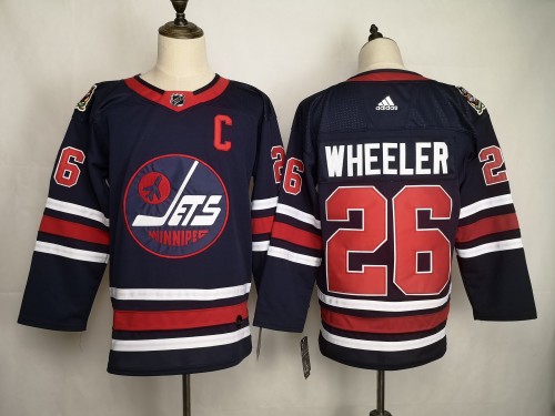 Winnipeg Jets Alternate Jersey Navy 21/22 NO.26 WHEELER