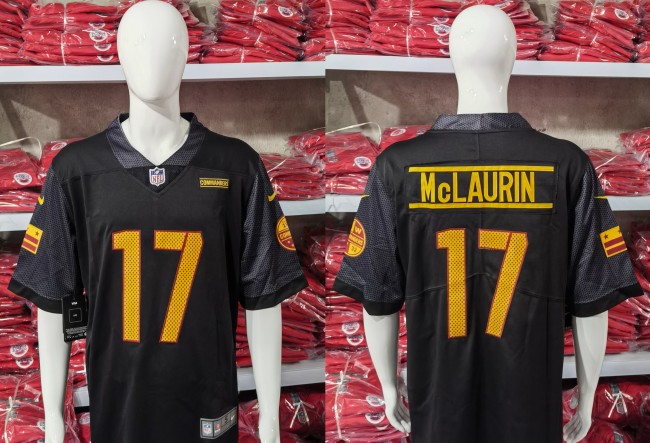 Washington Commanders Jersey Black NO.17 McLAURIN