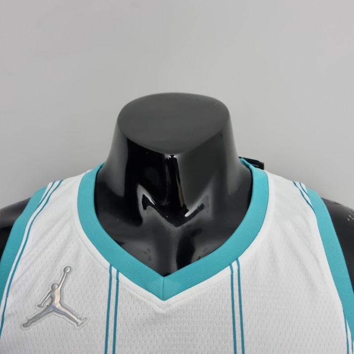 LaMelo Ball Charlotte Hornets 75th Anniversary Swingman Jersey White