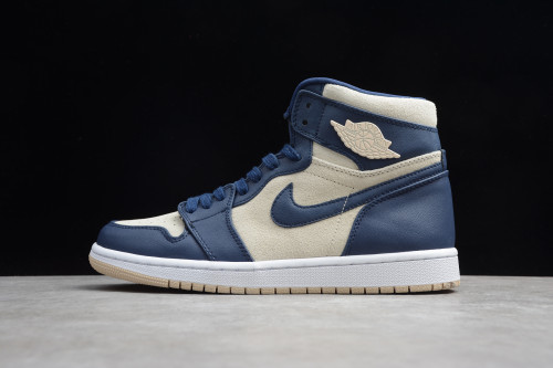 Air Jordan 1 High Retro Navy Blue White AQ9331-401