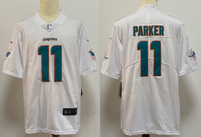 Miami Dolphins Jersey White NO.11 PARKER