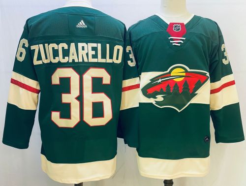 Minnesota Wild Home Jersey Green NO.36 ZUCCARELLD