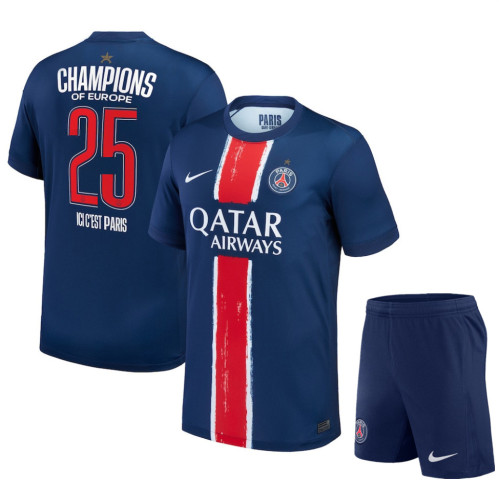 Paris Saint Germain Home UCL Champions Kids Suit 24-25