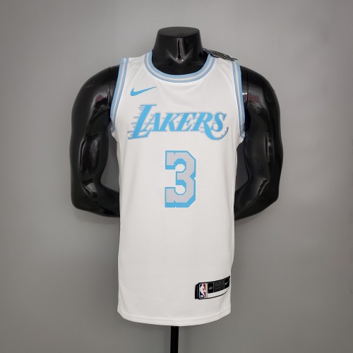 Anthony Davis Los Angeles Lakers 2020/21 Swingman Jersey White