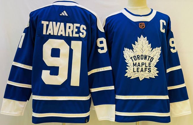 Toronto Maple Leafs Game Worn Jersey Blue 22/23 NO.91 TAVARES