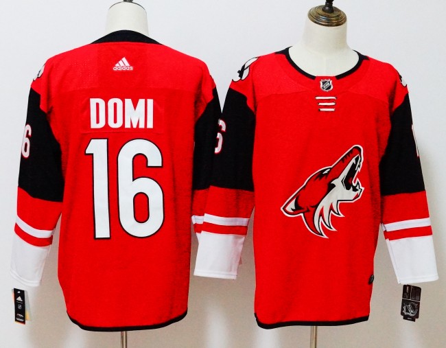 Arizona Coyotes Home Jersey Red NO.16 DOMI