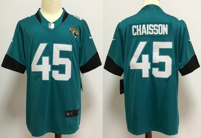 Jacksonville Jaguars Jersey Light Blue NO.45 CHAISSON