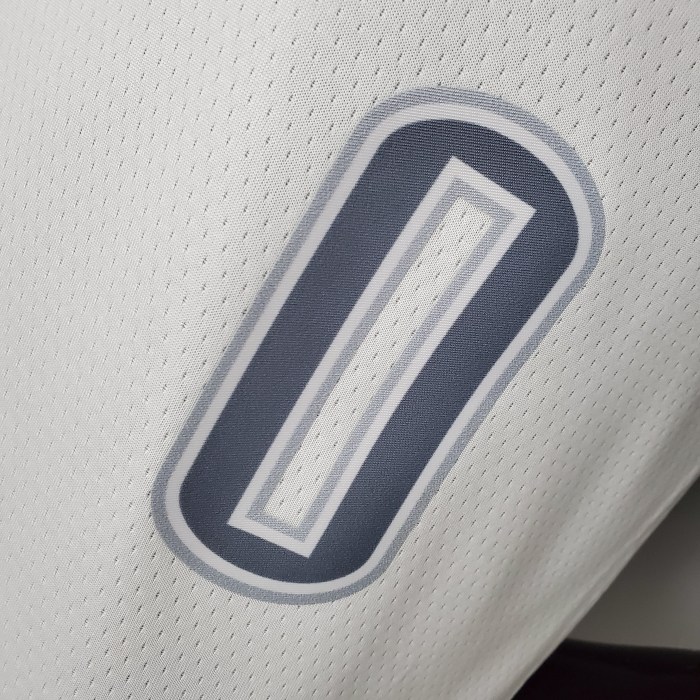 Russell Westbrook Oklahoma City Thunder 75th Anniversary 2022 City Edition Swingman Jersey White