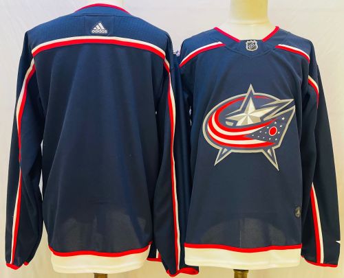 Columbus Blue Jackets Home 2022 Breakaway Player Jersey Navy NO Number