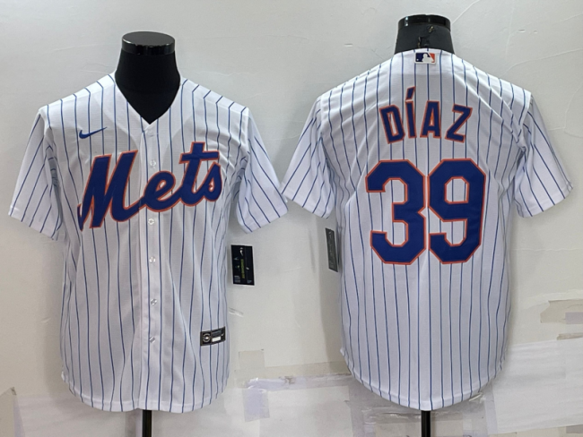 New York Mets Alternate Jersey White Fan Version NO.39 DIAZ