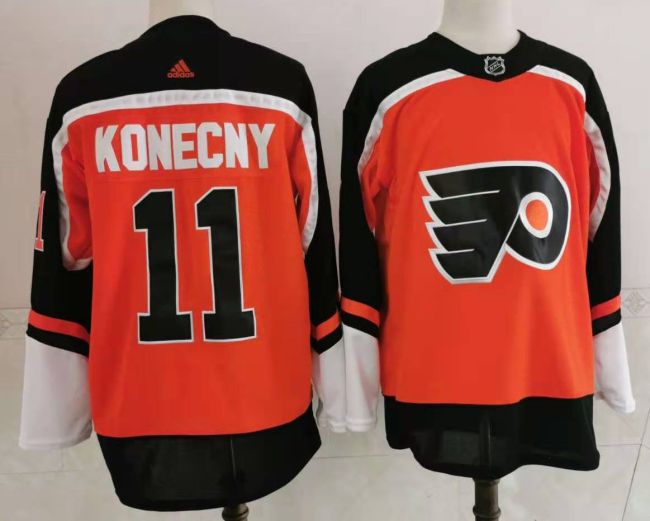 Philadelphia Flyers Vintage 90s Jersey Orange NO.11 KONECNY
