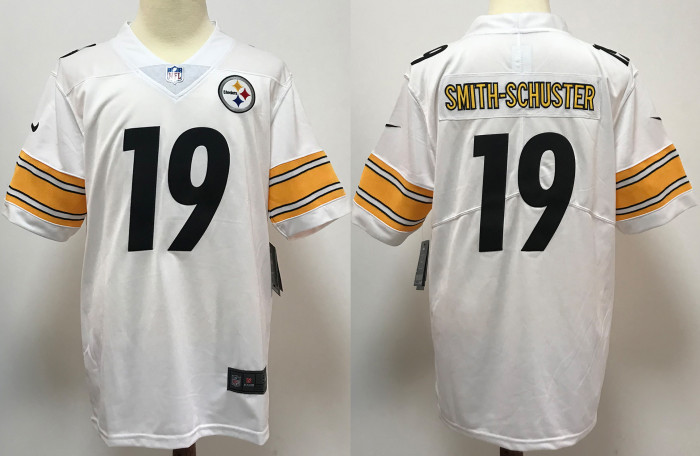 Pittsburgh Steelers Jersey White NO.19 SMITH-SCHUSTER