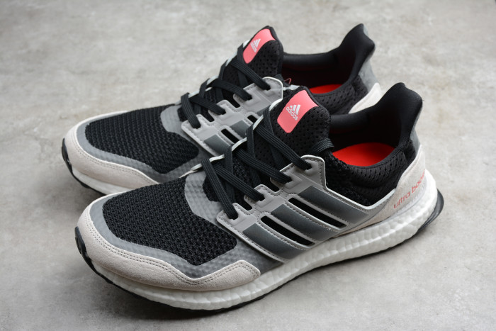 Ultra Boost S&L Black Grey Shock Red EF0720