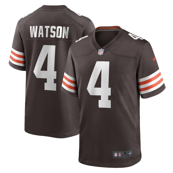 Cleveland Browns Jersey Black NO.4 WATSON