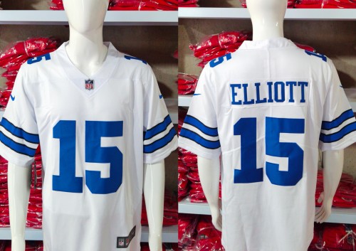 Dallas Cowboys Jersey White NO.15 ELLIOTT