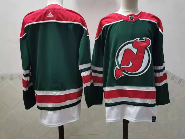 New Jersey Devils Jersey Retro 2.0 Green NO Number