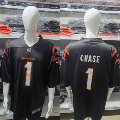 Cincinnati Bengals Jersey Black NO.1 CHASE