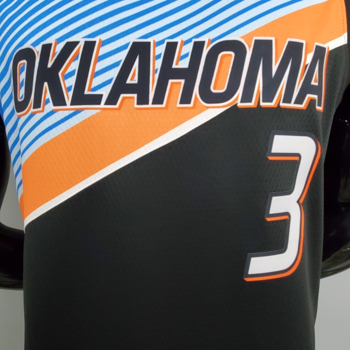 Chris Paul Oklahoma City Thunder City Edition Swingman Jersey Black