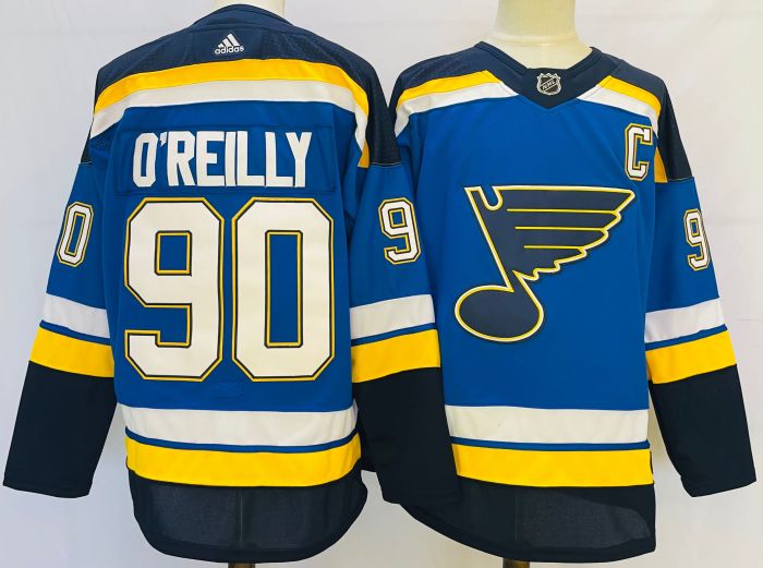 St. Louis Blues Home Breakaway Player Jersey Blue NO.90 O’REILLY