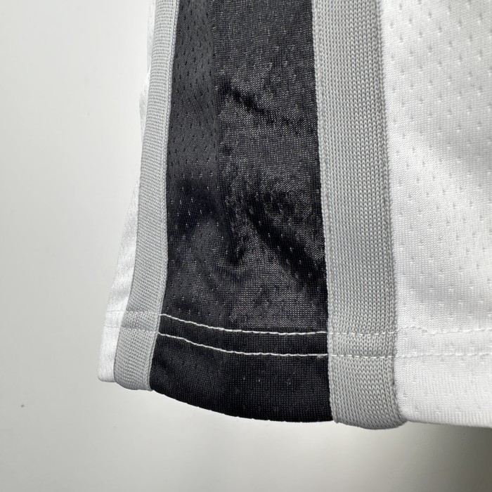 San Antonio Spurs KIds Jersey White Icon Edition 2024 NO.1 WEMBAMYAMA