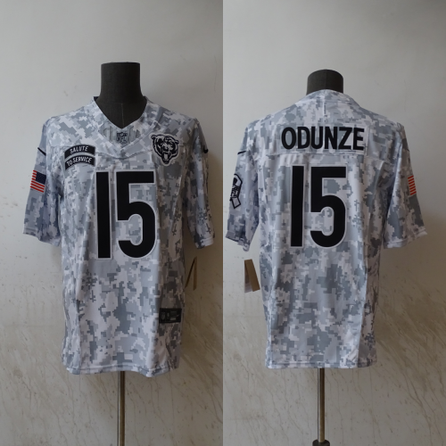 Dallas Cowboys Jersey Navy Salute NO.15 ODUNZE