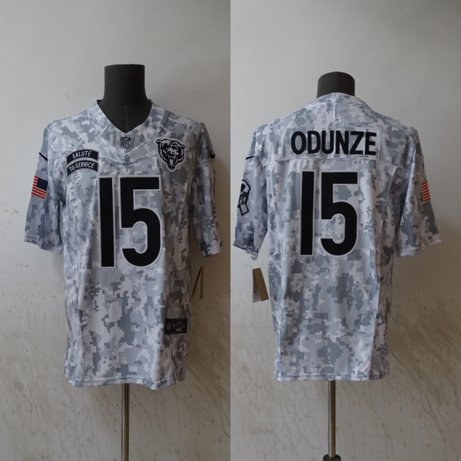 Dallas Cowboys Jersey Navy Salute NO.15 ODUNZE