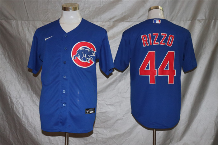 Chicago Cubs Jersey Blue Stripe Fan Version NO.44 RIZZO